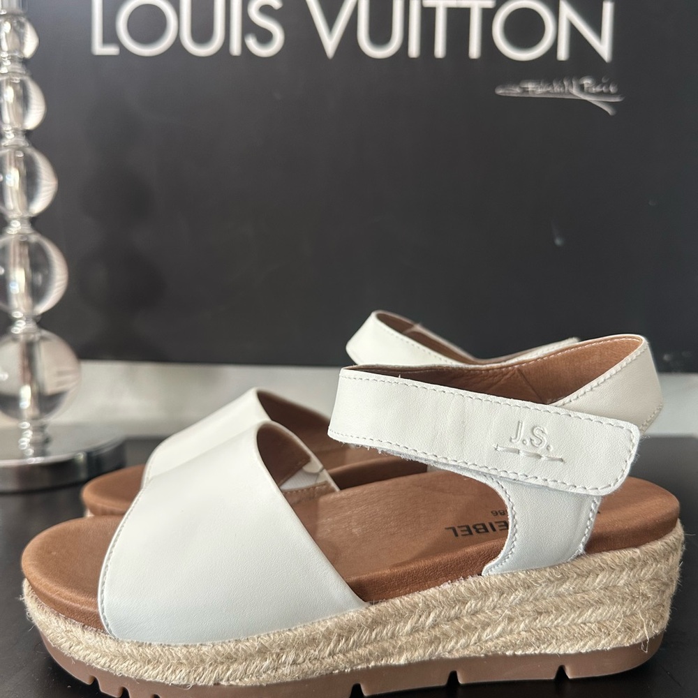 🆕Josef Seibel Miranda Espadrilles Wedges Leather Sandals - Picture 6 of 17